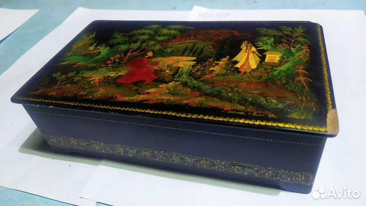 Шкатулка палех