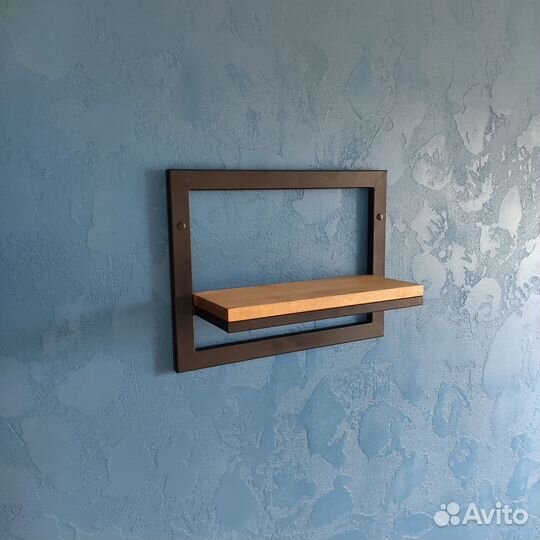 Полка в рамке, в стиле лофт