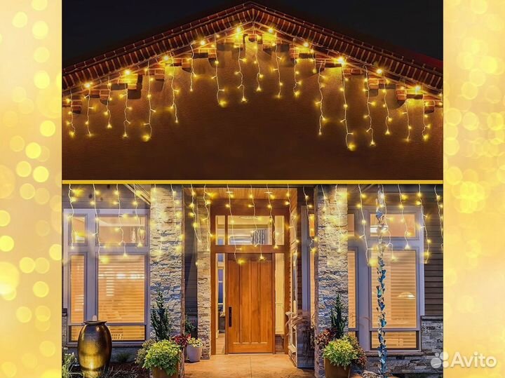 Гирлянда бахрома (уличная)