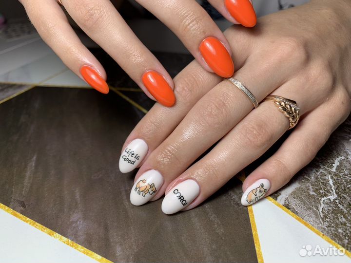 Маникюр с покрытием гель-лаком