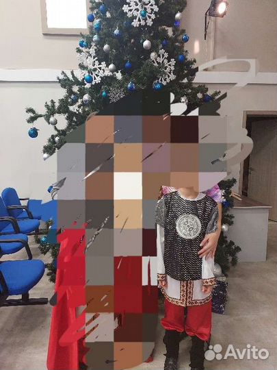 Костюм богатыря 140