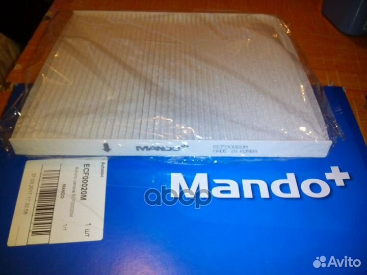 Фильтр салона ECF00020M Mando