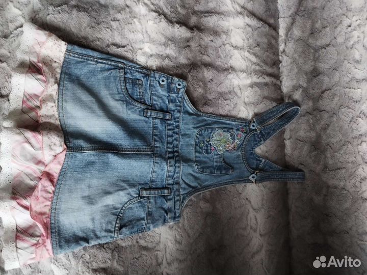 Шорты, сарафан джинсовые для девочки