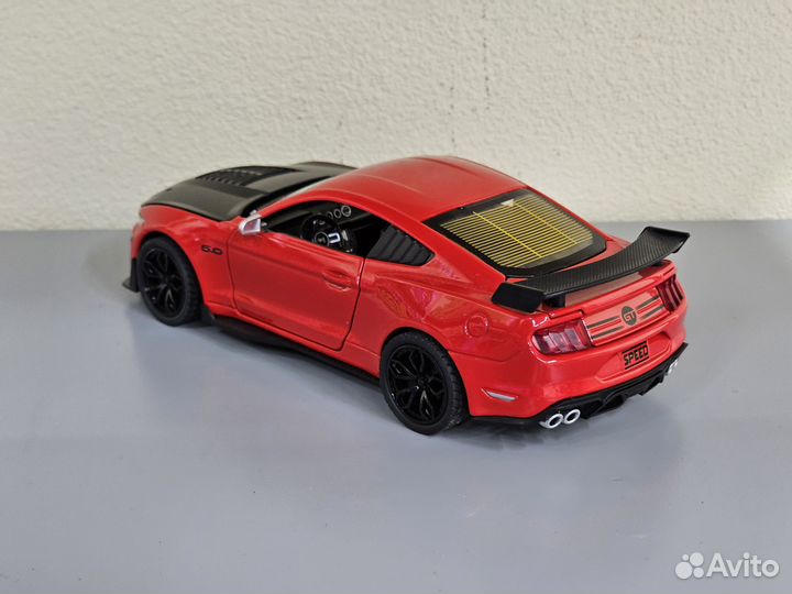 Модель машины Ford Mustang Красный 1:24 металл