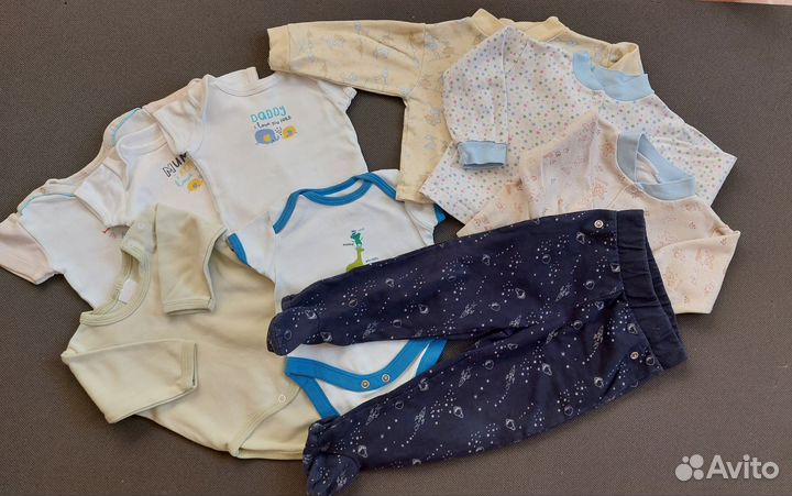 Огромный пакет одежды на мальчика