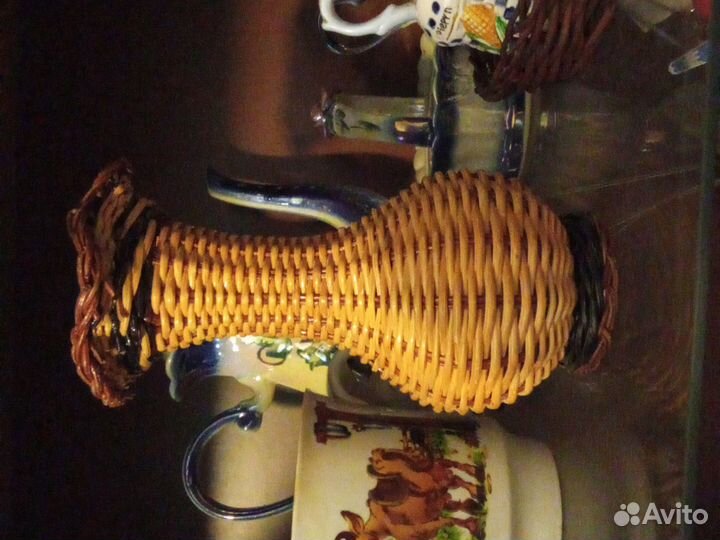 Ваза плетеная