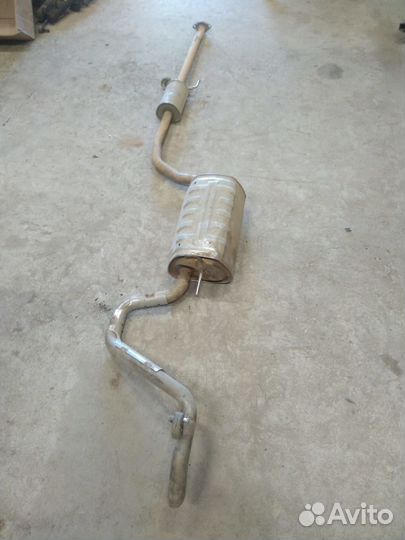 Глушитель в сборе Kia Ceed-1 ED G4FC