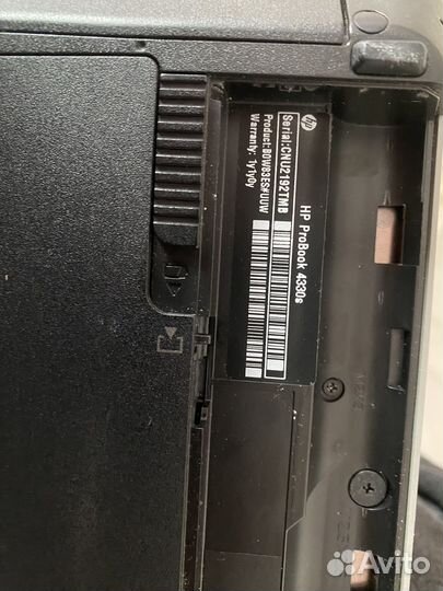 Ноутбук hp probook 4330s