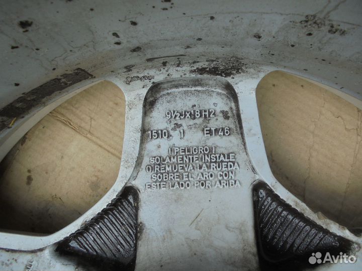 Оригинальные диски Mercedes W220 AMG задние 9,5 18