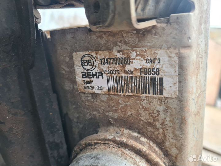 Радиатор интеркулера Citroen Jumper / Boxer 2.2