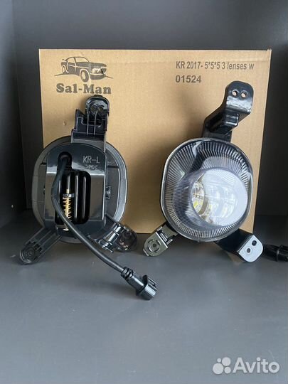 LED туманки Sal-Man(Сал-ман) -Kia Rio 17г.-22г
