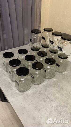 Контейнеры для круп/ стеклянные банки