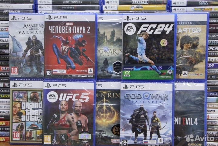 Игры диски на ps4, ps5, xbox
