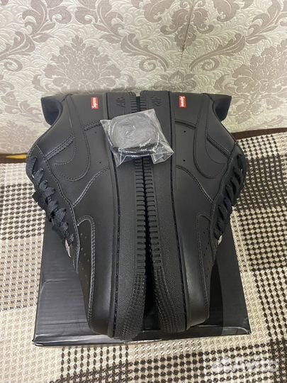 Nike air force 1 supreme black оригинал