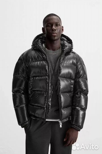 Пуховик zara moncler puffer jacket