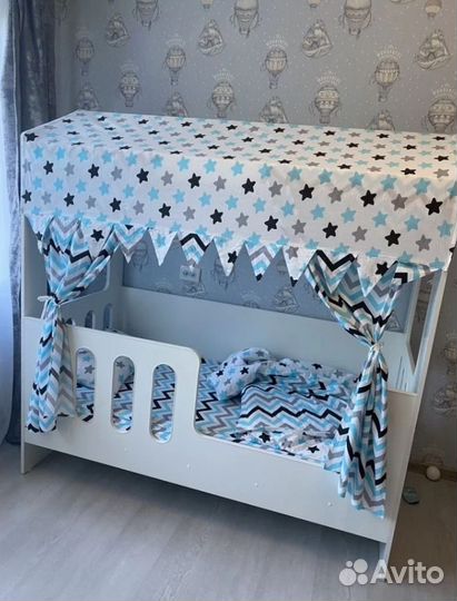 Кровать детская домик новая от производителя