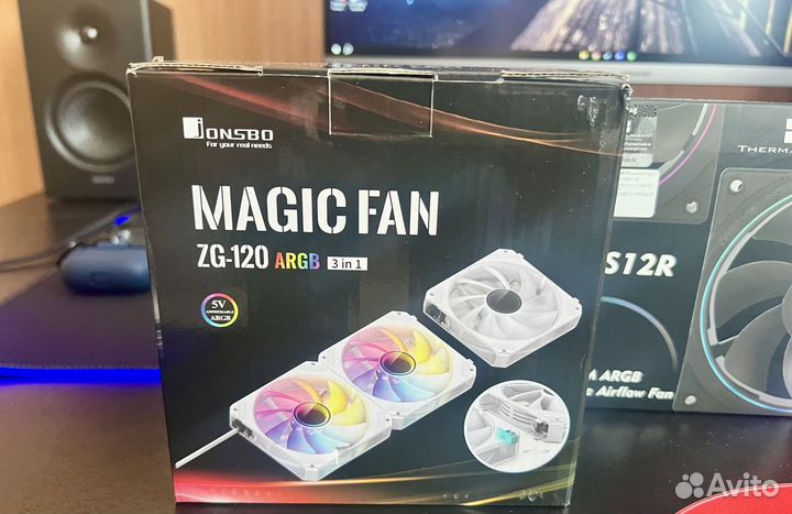 Jonsbo ZG-120 (3 шт., argb, белые)