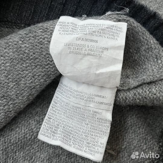 Levis Vintage Wool Sweatshirt шерстяной свитер