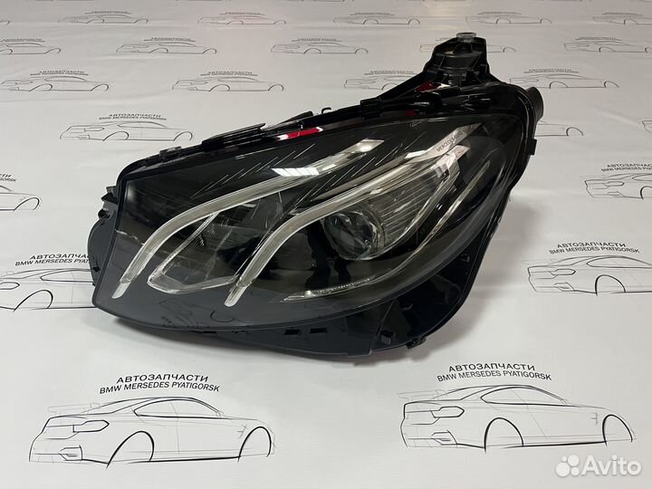 Левая передняя фара Mercedes W213 high performance