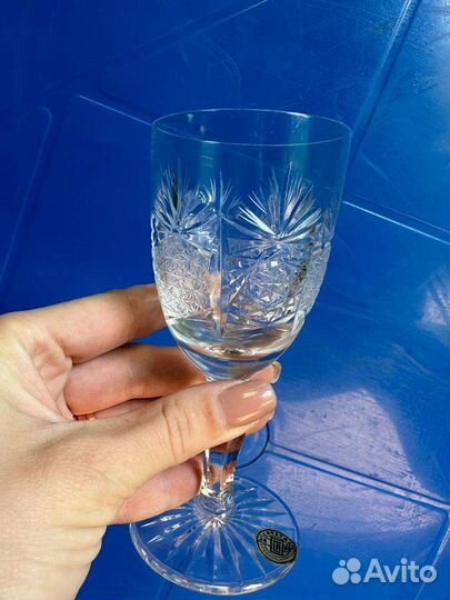 Фужер хрусталь, чехословакия