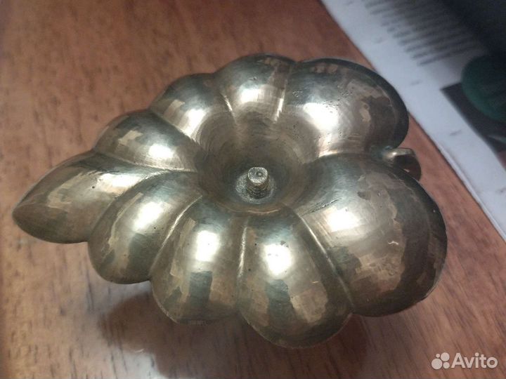 Подсвечник латунь