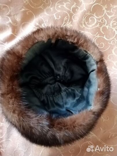 Норковая шапка мужская