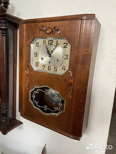 Французкие настенные четвертные часы с боем