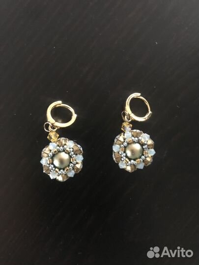 Серьги ручной работы шикарные
