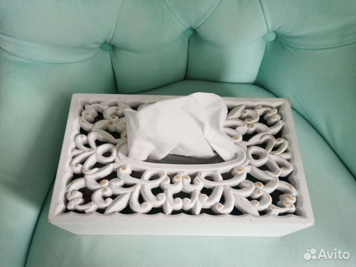 Коробка для салфеток, салфетница деревянная