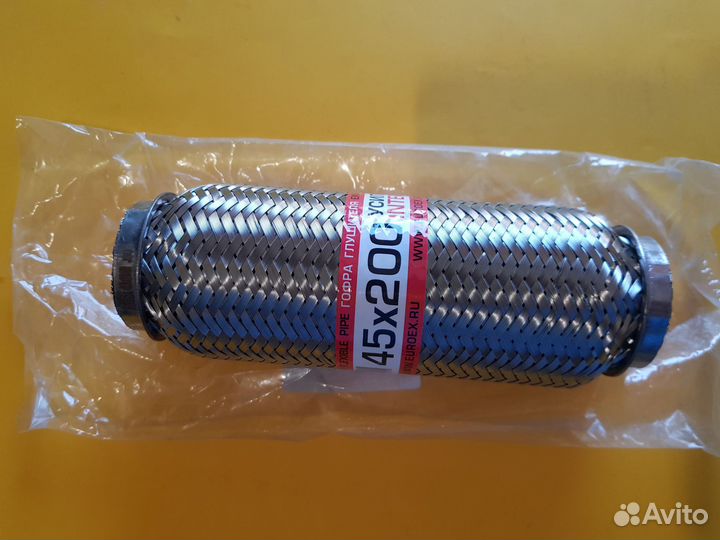 Гофра глушителя усиленная 45x200мм Hyundai Accent