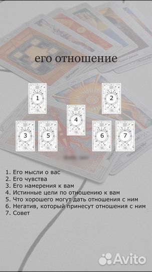 Гадание на картах таро, расклад