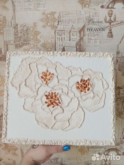 Картина из гипса