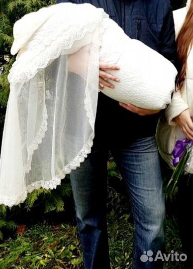 Конверт-одеяло на выписку осень/зима/весна