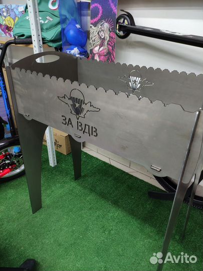 Мангал разборный с рисунком под заказ