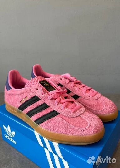 Adidas Gazelle Indoor pink purple оригинал