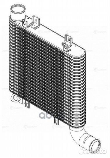 Радиатор интеркулера для а/м Hyundai Santa Fe