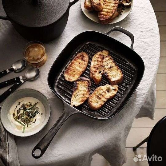 Чугунная сковорода-гриль Икеа вардаген