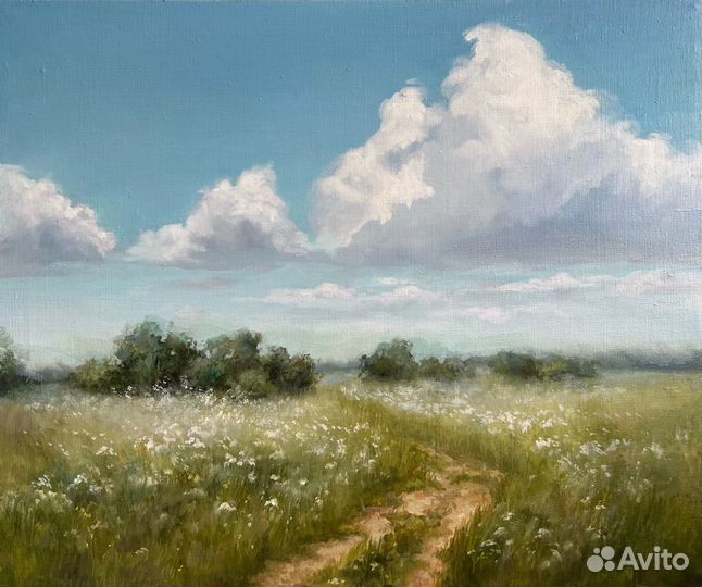 Картина маслом пейзаж