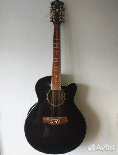 Продам гитару 12 струнная ibanez ael2012etks1202