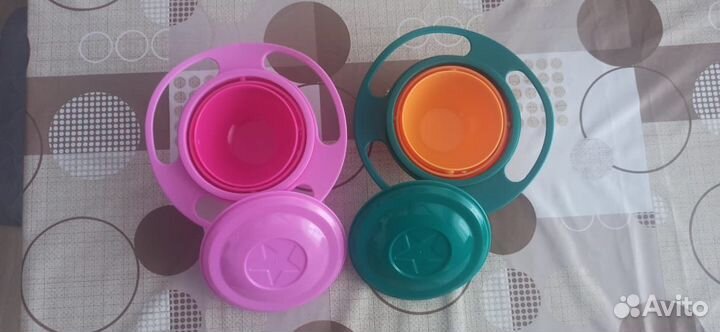 Тарелка непроливайка детская