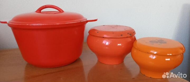 Чугунный набор эмалированный