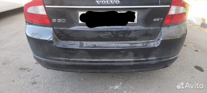 Задний бампер volvo s80 2007