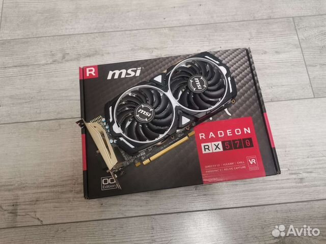 Видеокарта MSI Rx 570 8gb купить в Перми | Электроника | Авито