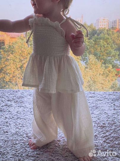 Костюм из муслина для девочки