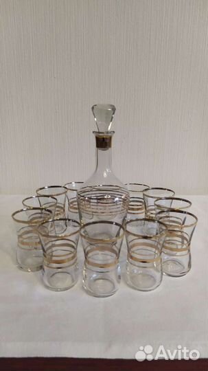 Графин с рюмками СССР