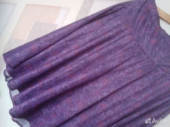 Юбка с подкладом