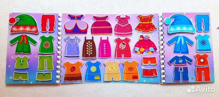 Альбом для девочек Игры на липучках