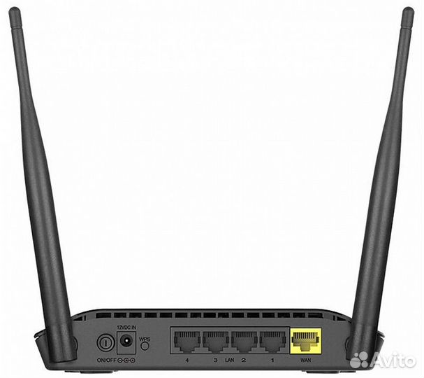 Wi-Fi роутер D-link DIR-615S, черный