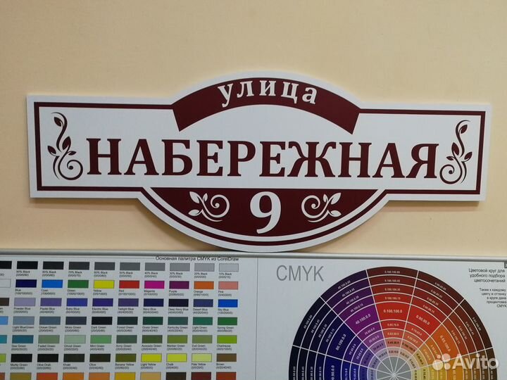 Таблички адресные на дом, офисные, информационные