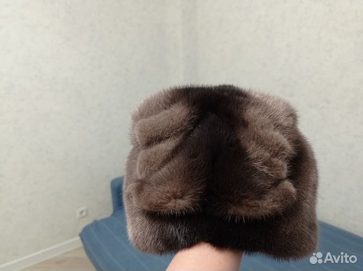 Шапка норковая 58 размер женская